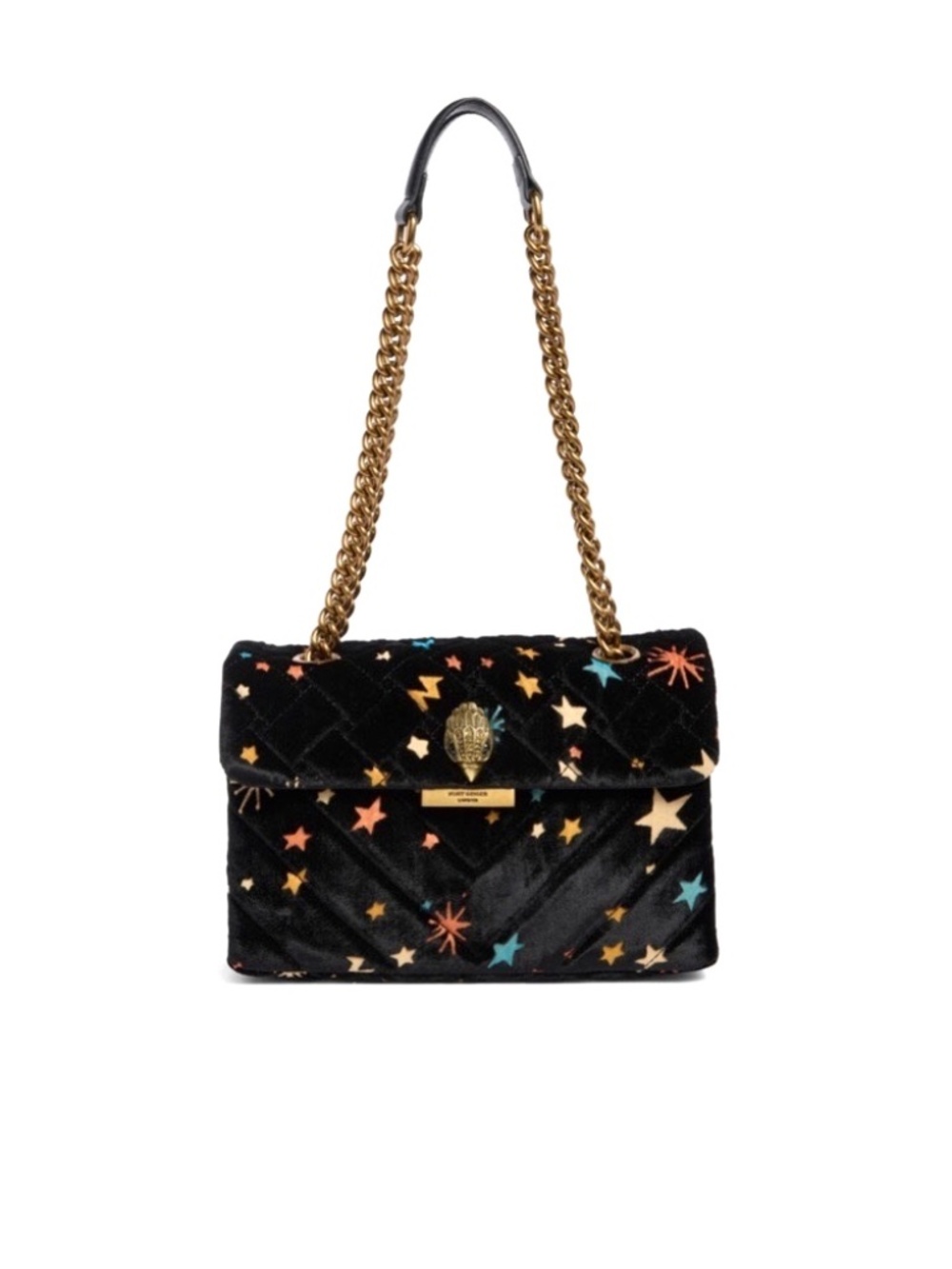🌌 ⭐️Kurt Geiger London Kensington Galaxy Velvet Convertible Shoulder Bag ⭐️ 🌌